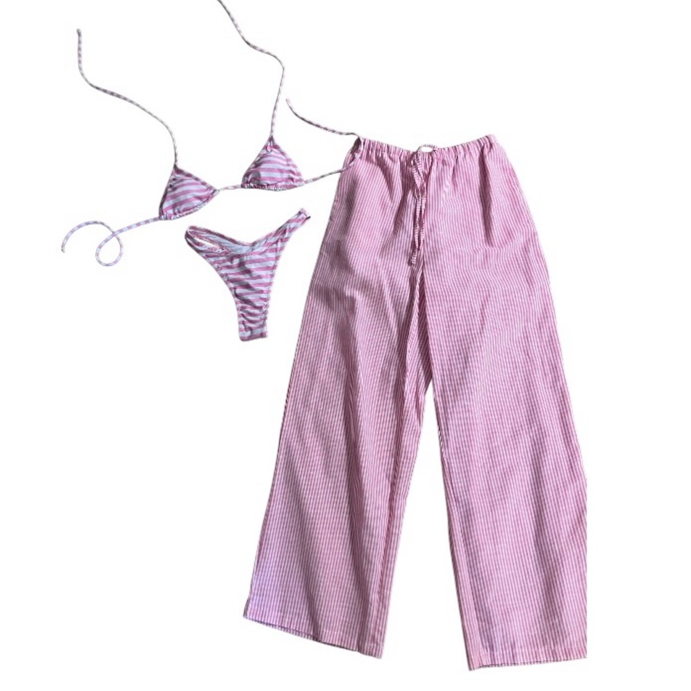 Bikini with complementing Cabanna pants